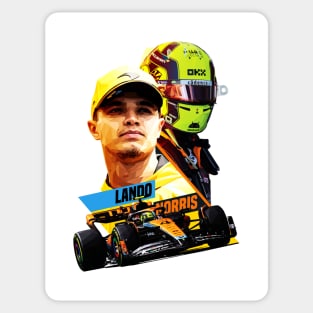 2023 Low Poly Lando Norris Sticker